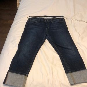 JOE’S Jeans - light weight denim, cuffed, Capri